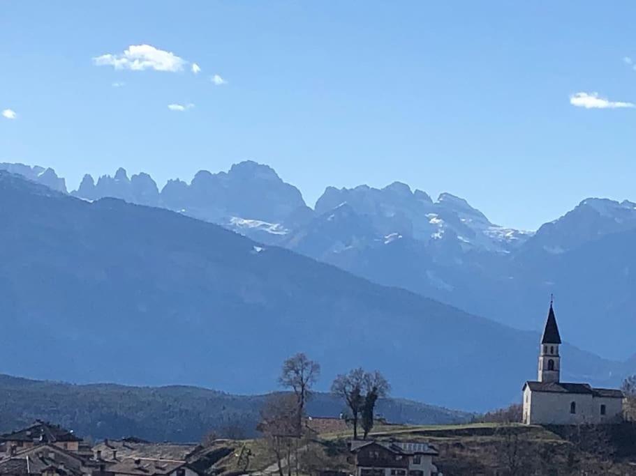 Appartamento Luminoso, Giardino, Vista Dolomiti. Baselga di Pinè Exteriör bild